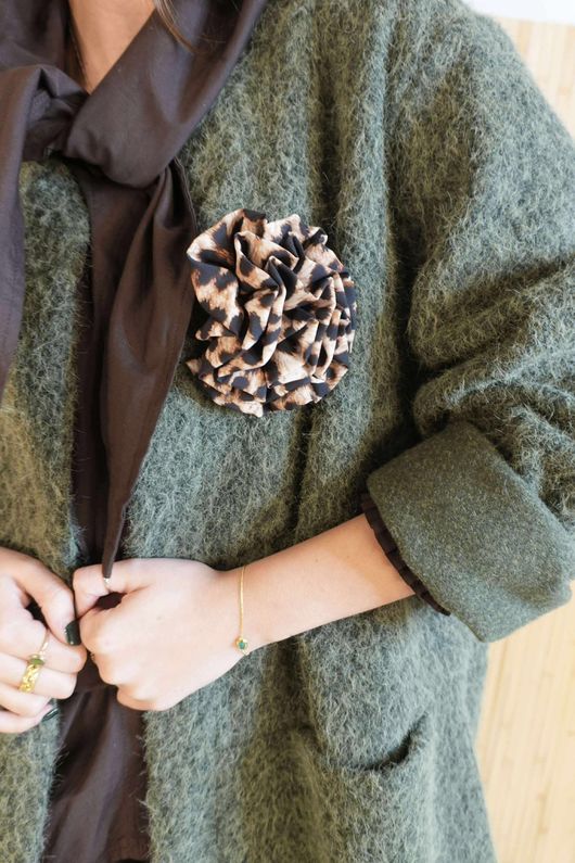 Norbury Corsage Relaxed Jacket Khaki /19=